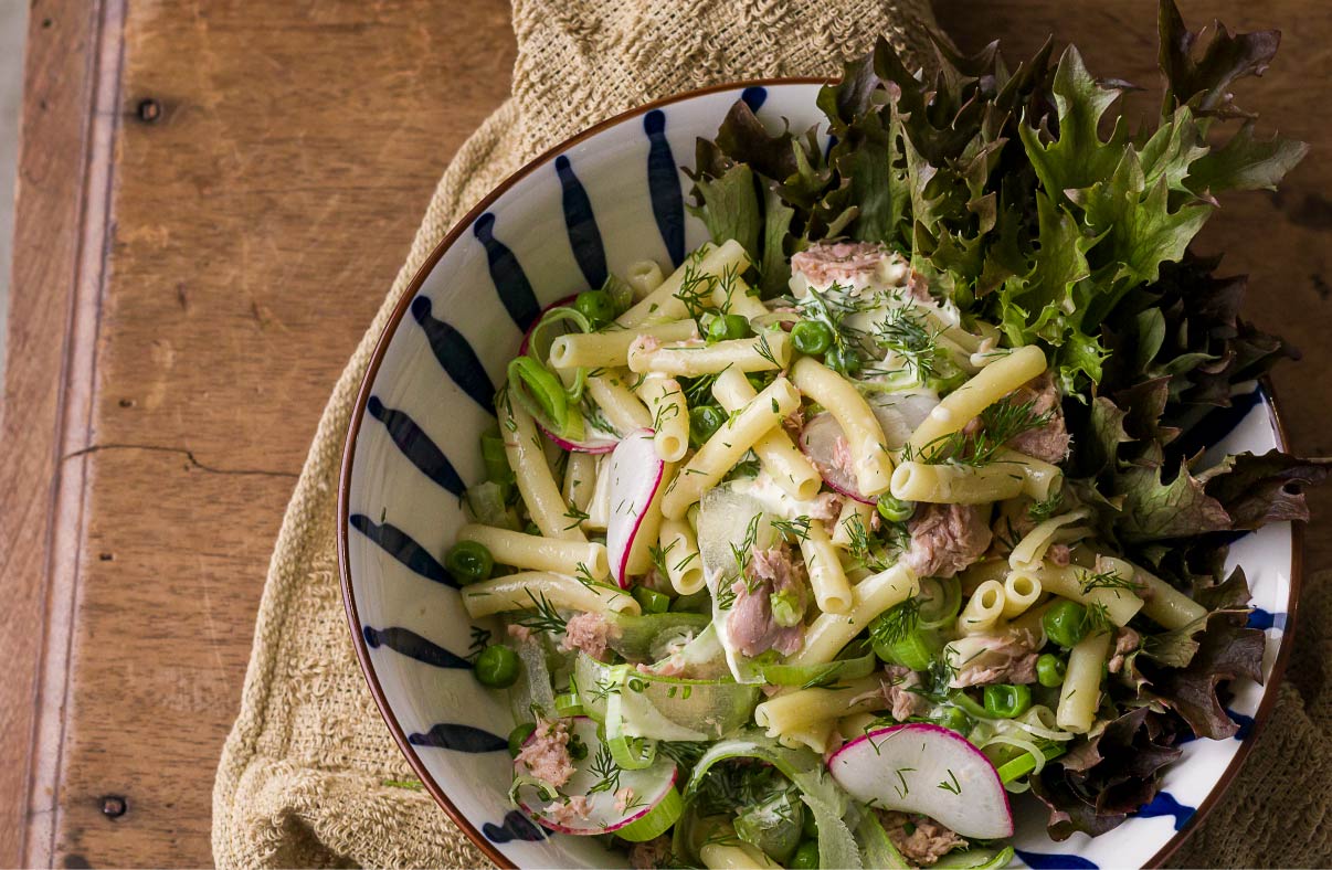  Vegetarian Tuna & Pea Salad (with Super Sun)
