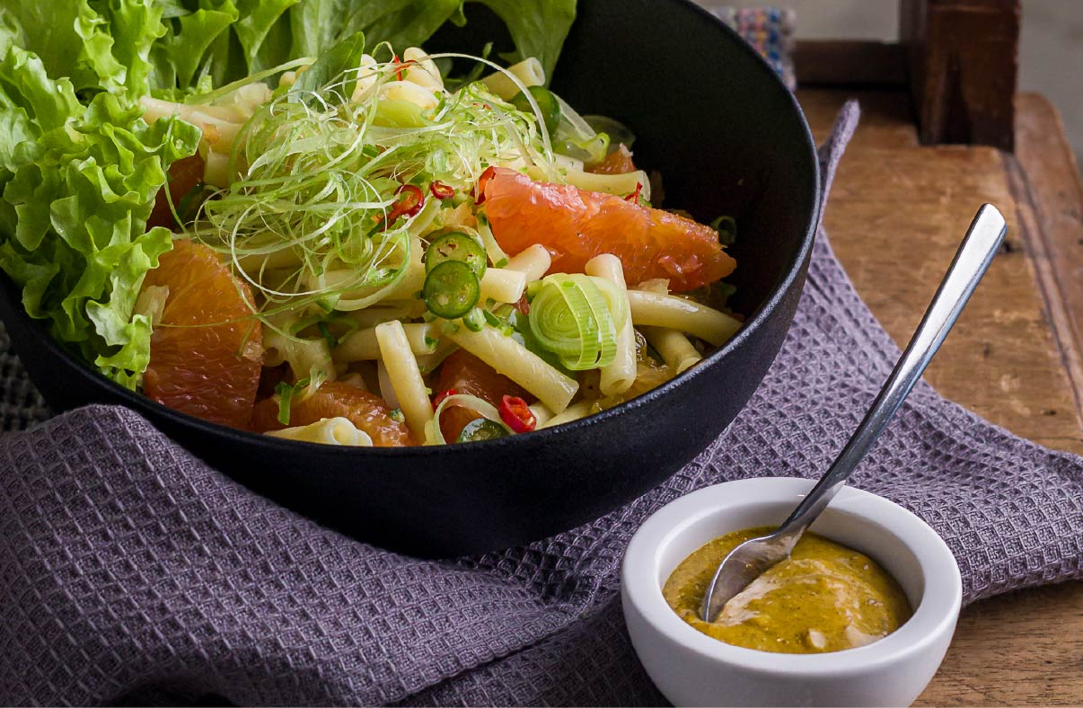 Veg Orange & Pineapple Curry (with Sunblest)