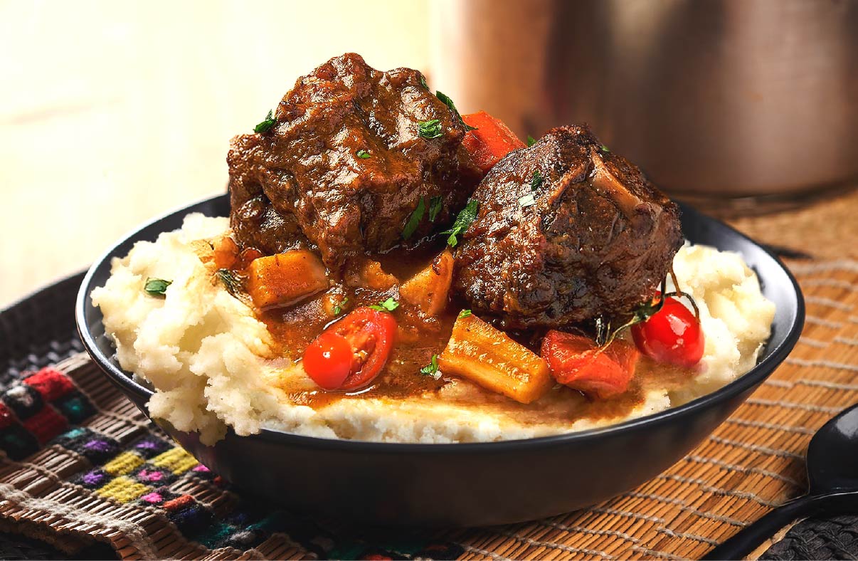  Stiff Pap & Oxtail Stew (with Iwisa)