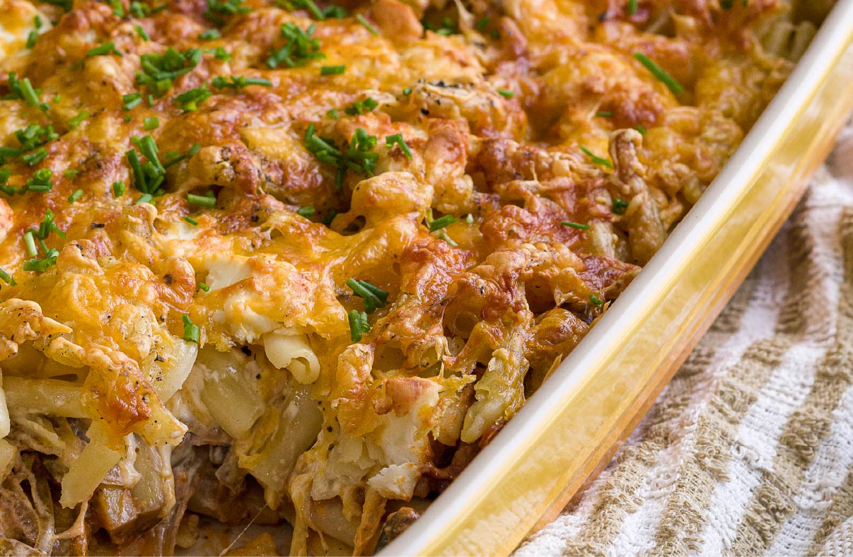 Mushroom Herb & Cheese Pasta (with Sunblest)