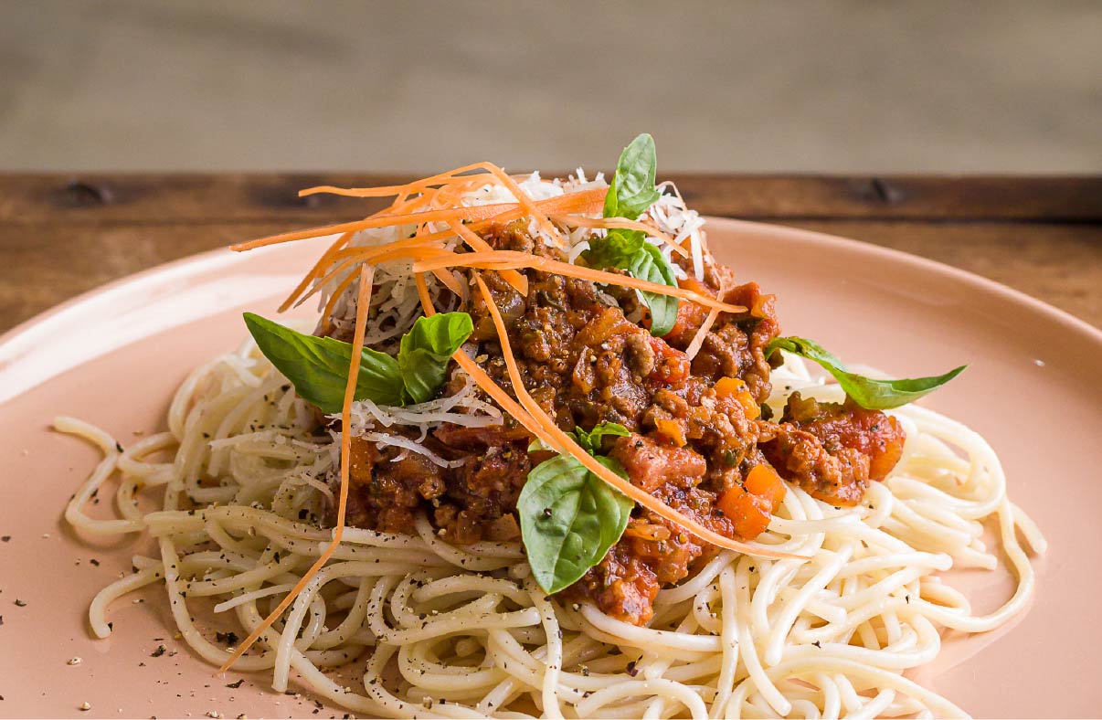 Spaghetti Bolognese (with Sunblest)