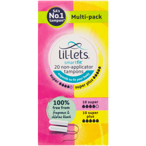 Non-Applicator Tampons Multipack Super